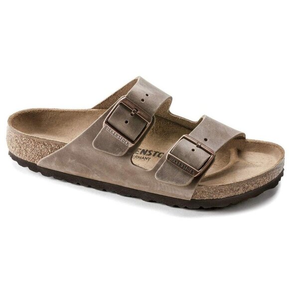 NEW Birkenstock Arizona Natural Oiled Tobacco Sandal EU 36 US 5 - Picture 1 of 7